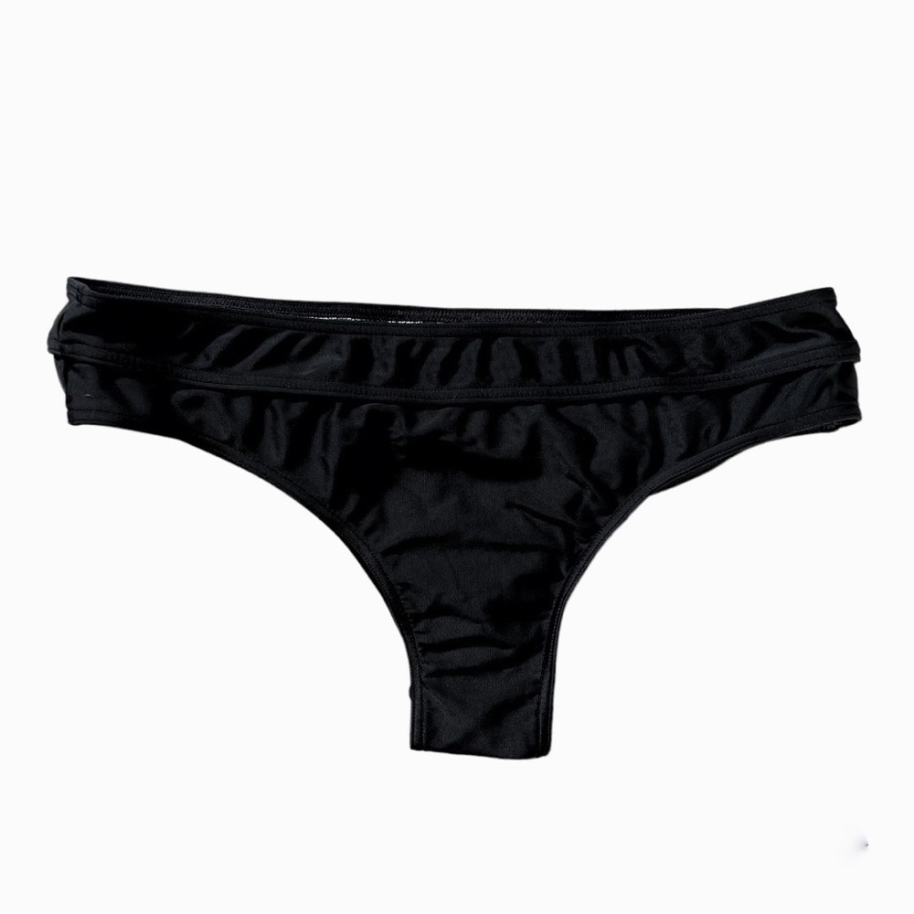 Black Bikini / Two-Piece Bathing Suit Bottoms by Prana Swim